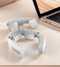 4-Head Neck Massager — USB Rechargeable Cervical Massager, Perfect Gift for Women & Men