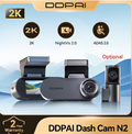 DDPAI N2 Dash Cam 2K Front & Rear – Night Vision, 24H Parking, ADAS & WiFi App