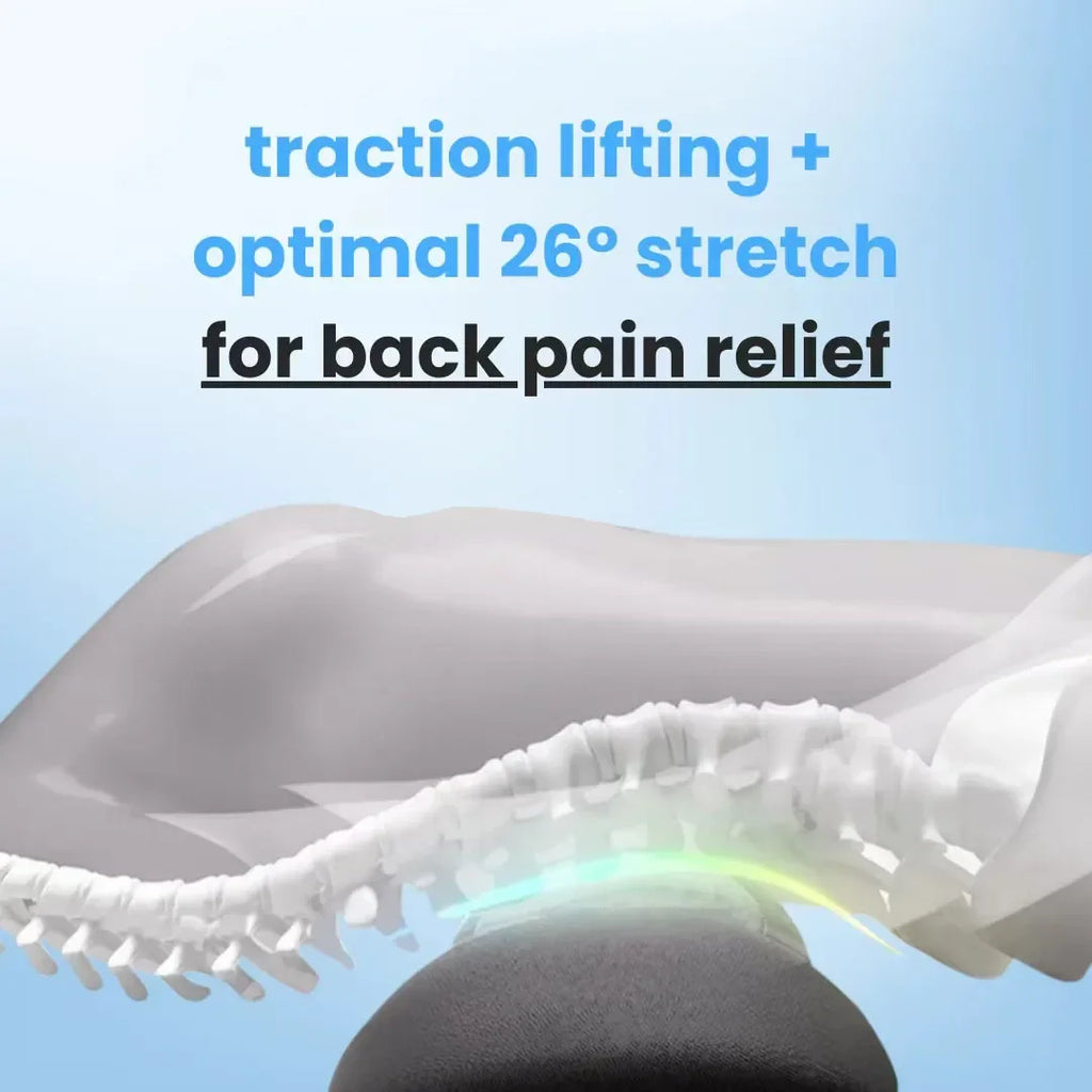 Massageador de costas 3 em 1, superfície com relevos